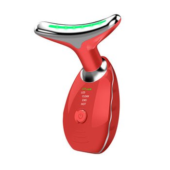 Beauty Facial Massager, 7 Color Wavy Acne Beauty Microcurrent Facial Device Skin Firming for Face Neck Beauty Device, - ShopLaredo