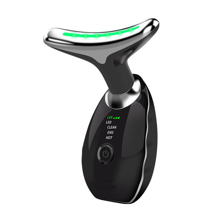 Beauty Facial Massager, 7 Color Wavy Acne Beauty Microcurrent Facial Device Skin Firming for Face Neck Beauty Device, - ShopLaredo