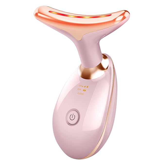 Beauty Facial Massager, 7 Color Wavy Acne Beauty Microcurrent Facial Device Skin Firming for Face Neck Beauty Device, - ShopLaredo