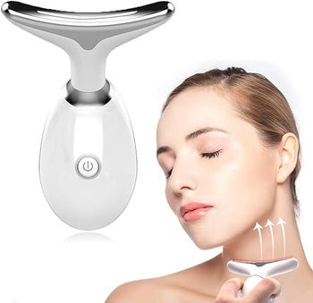 Beauty Facial Massager, 7 Color Wavy Acne Beauty Microcurrent Facial Device Skin Firming for Face Neck Beauty Device, - ShopLaredo