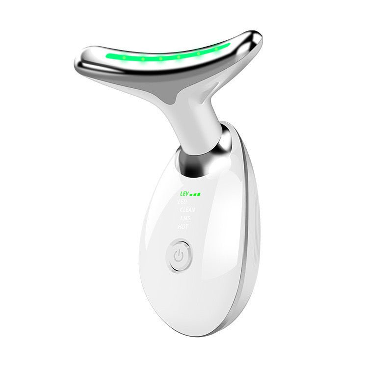 Beauty Facial Massager, 7 Color Wavy Acne Beauty Microcurrent Facial Device Skin Firming for Face Neck Beauty Device, - ShopLaredo
