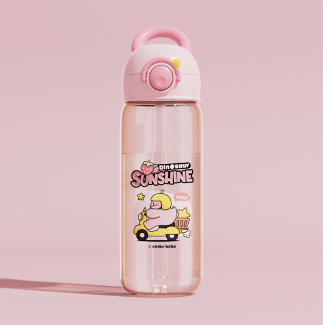 Children's Whale Cartoon Diving Fountain Water Bottle - Tritan Leakproof Sippy Cup (Various Sizes & Colors) - ShopLaredo