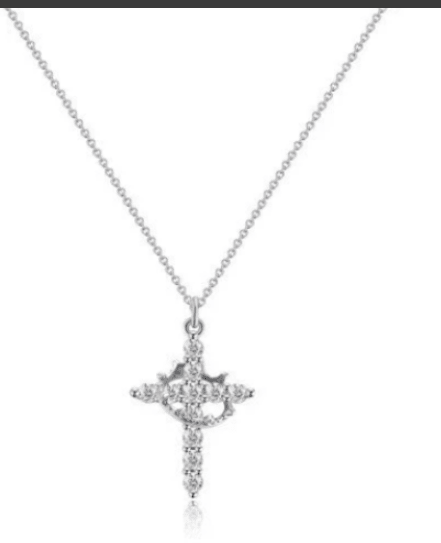 Crown Cross Necklace - ShopLaredo