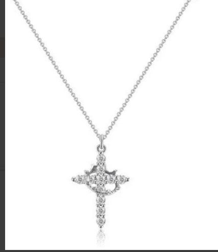 Crown Cross Necklace - ShopLaredo