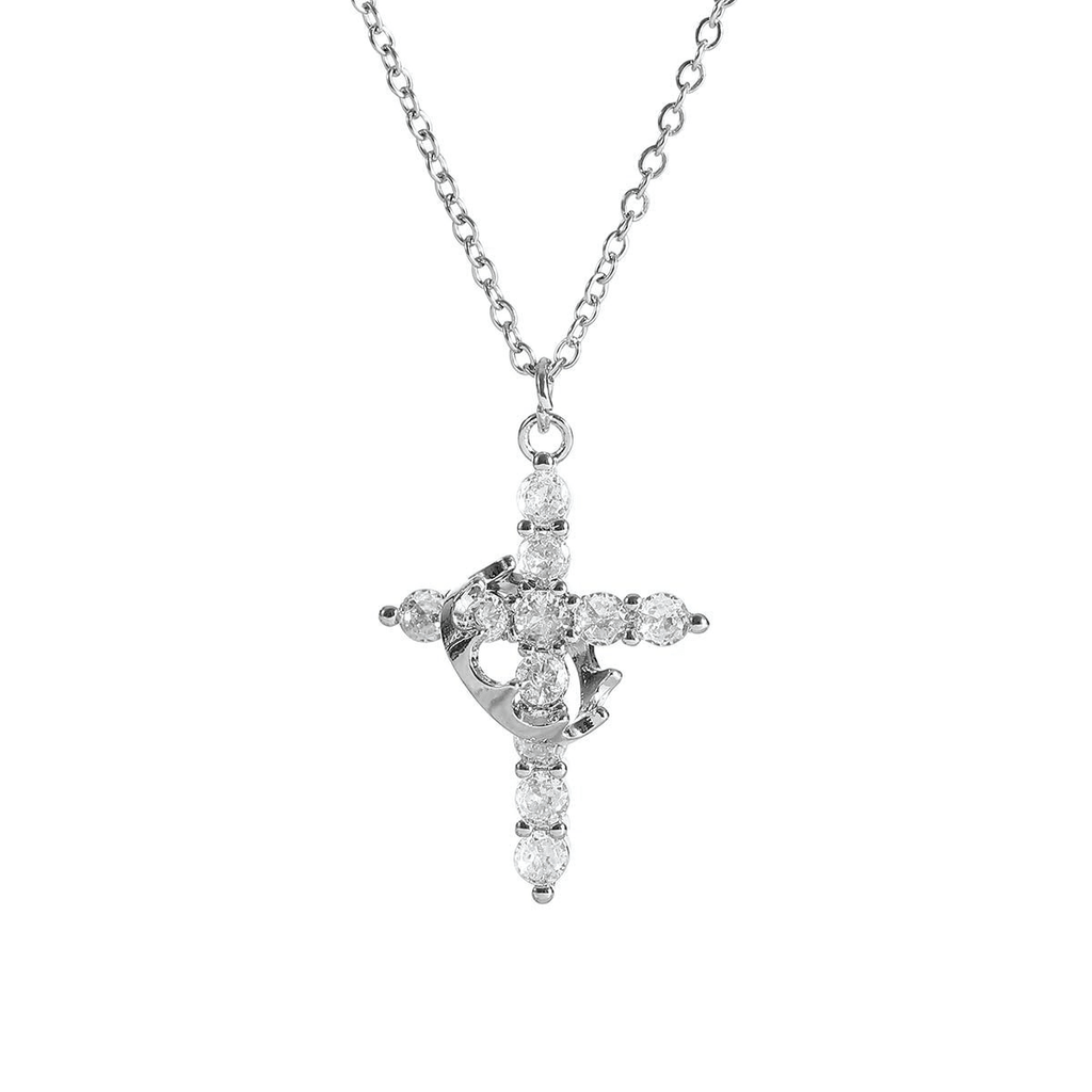 Crown Cross Necklace - ShopLaredo