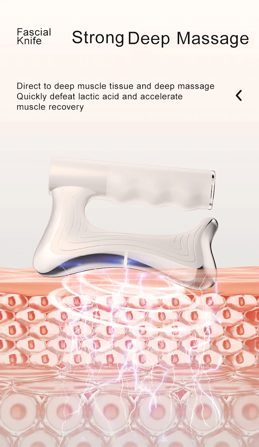Electric Deep Tissue Massage Blade – Heated Fascia Relaxation Tool - ShopLaredo