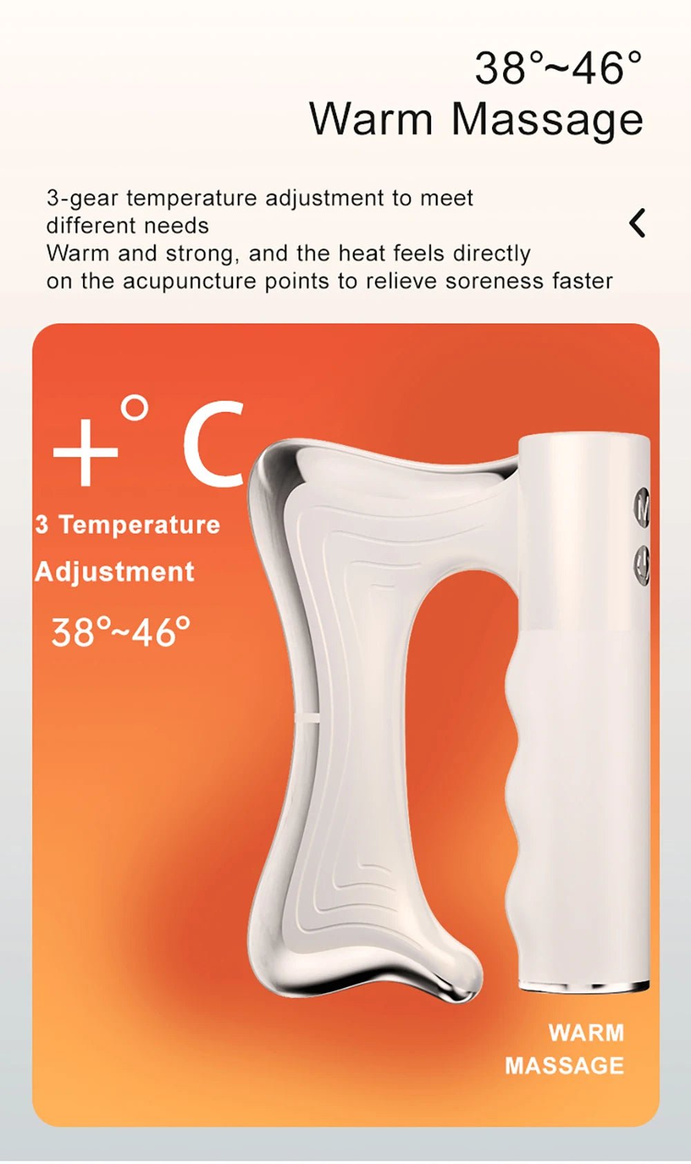 Electric Deep Tissue Massage Blade – Heated Fascia Relaxation Tool - ShopLaredo