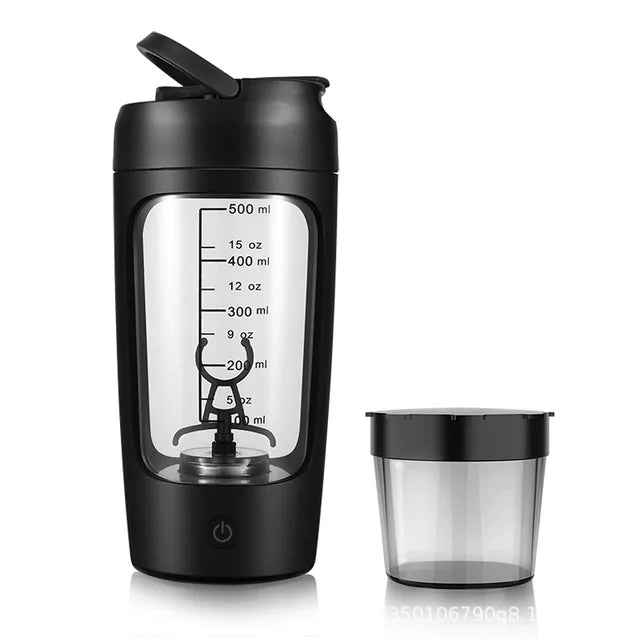 Electric Portable Whey Protein Shaker Bottle - Ultimate Electric Protein Shaker Bottle for Smooth Blends - ShopLaredo