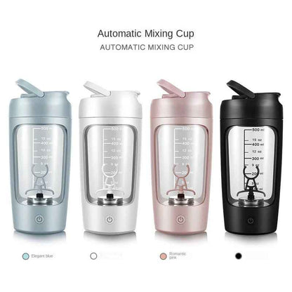 Electric Portable Whey Protein Shaker Bottle - Ultimate Electric Protein Shaker Bottle for Smooth Blends - ShopLaredo