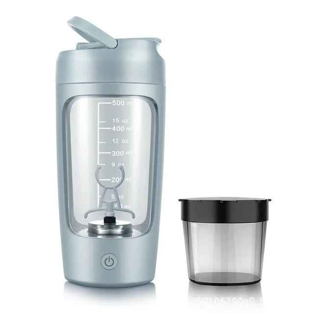 Electric Portable Whey Protein Shaker Bottle - Ultimate Electric Protein Shaker Bottle for Smooth Blends - ShopLaredo