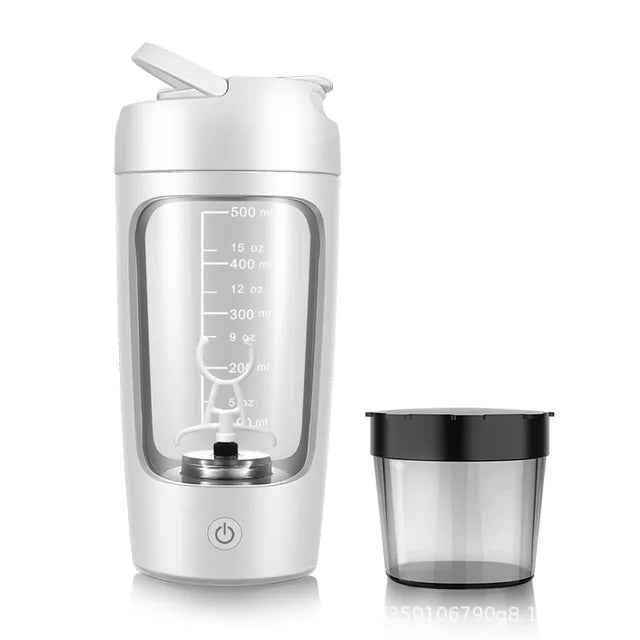 Electric Portable Whey Protein Shaker Bottle - Ultimate Electric Protein Shaker Bottle for Smooth Blends - ShopLaredo