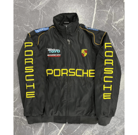 F1 Racing Jacket - Vintage Style Embroidered Outerwear - ShopLaredo