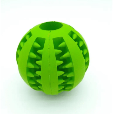 Interactive Rubber Slow Feeder Dog Ball - ShopLaredo