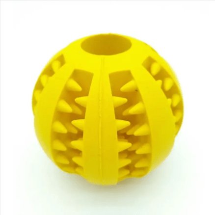 Interactive Rubber Slow Feeder Dog Ball - ShopLaredo
