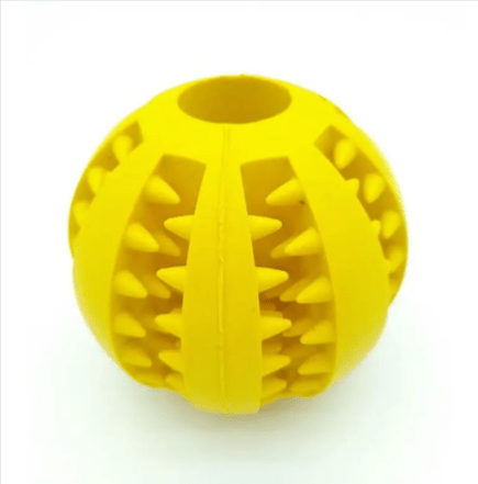 Interactive Rubber Slow Feeder Dog Ball - ShopLaredo