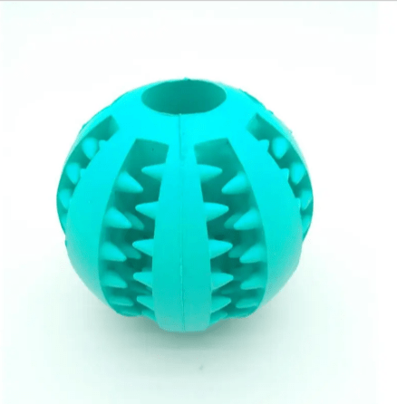 Interactive Rubber Slow Feeder Dog Ball - ShopLaredo