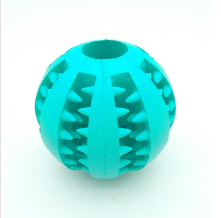 Interactive Rubber Slow Feeder Dog Ball - ShopLaredo