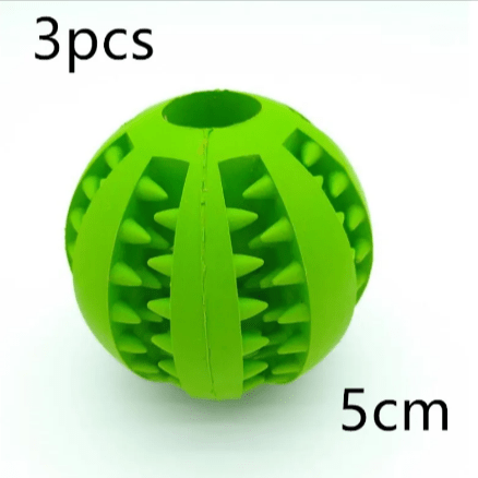 Interactive Rubber Slow Feeder Dog Ball - ShopLaredo