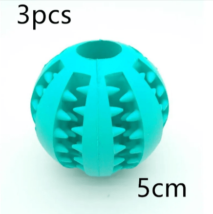 Interactive Rubber Slow Feeder Dog Ball - ShopLaredo