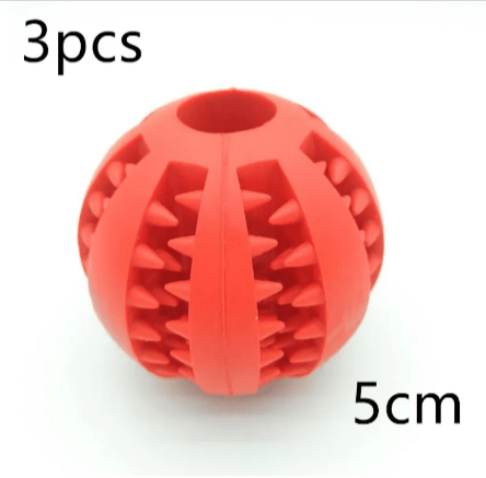 Interactive Rubber Slow Feeder Dog Ball - ShopLaredo