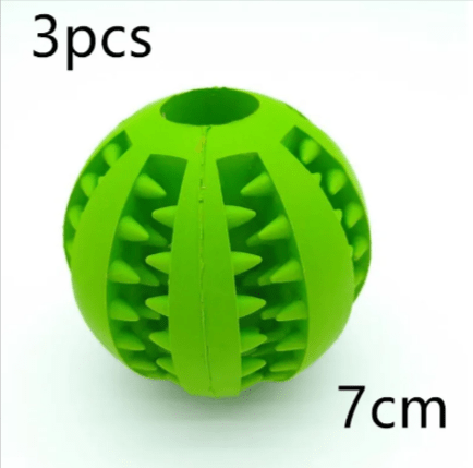 Interactive Rubber Slow Feeder Dog Ball - ShopLaredo