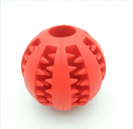 Interactive Rubber Slow Feeder Dog Ball - ShopLaredo