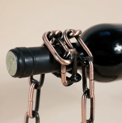 Magic Iron Chain Wine Bottle Holder - ShopLaredo