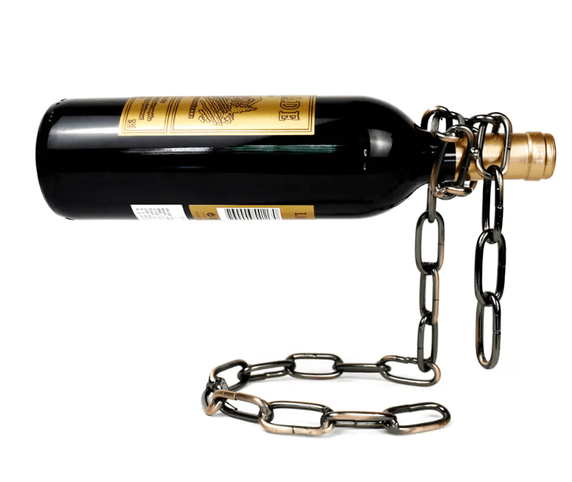 Magic Iron Chain Wine Bottle Holder - ShopLaredo