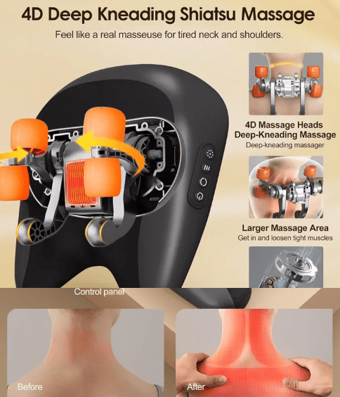 Neck and Shoulder Massager for Ultimate Relaxation - ShopLaredo