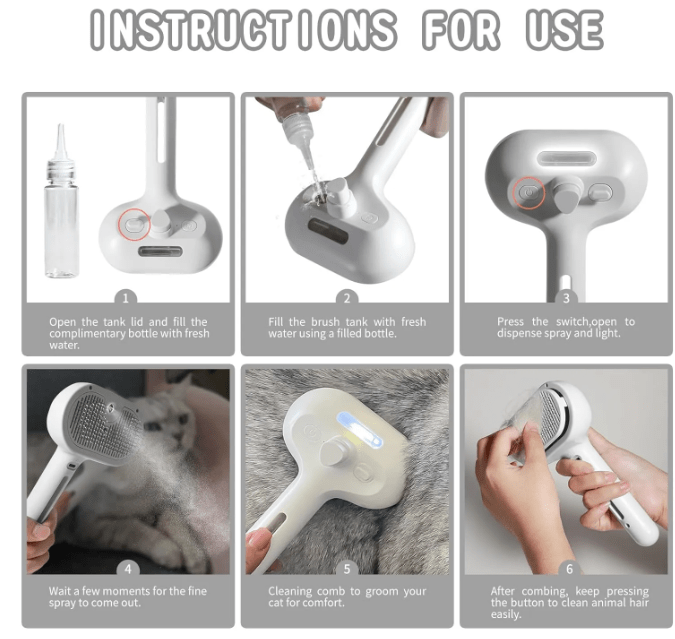 Pet Hair Spray Brush - ShopLaredo