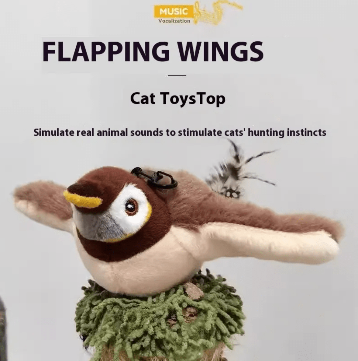 Plush Bird Pet Toy - ShopLaredo