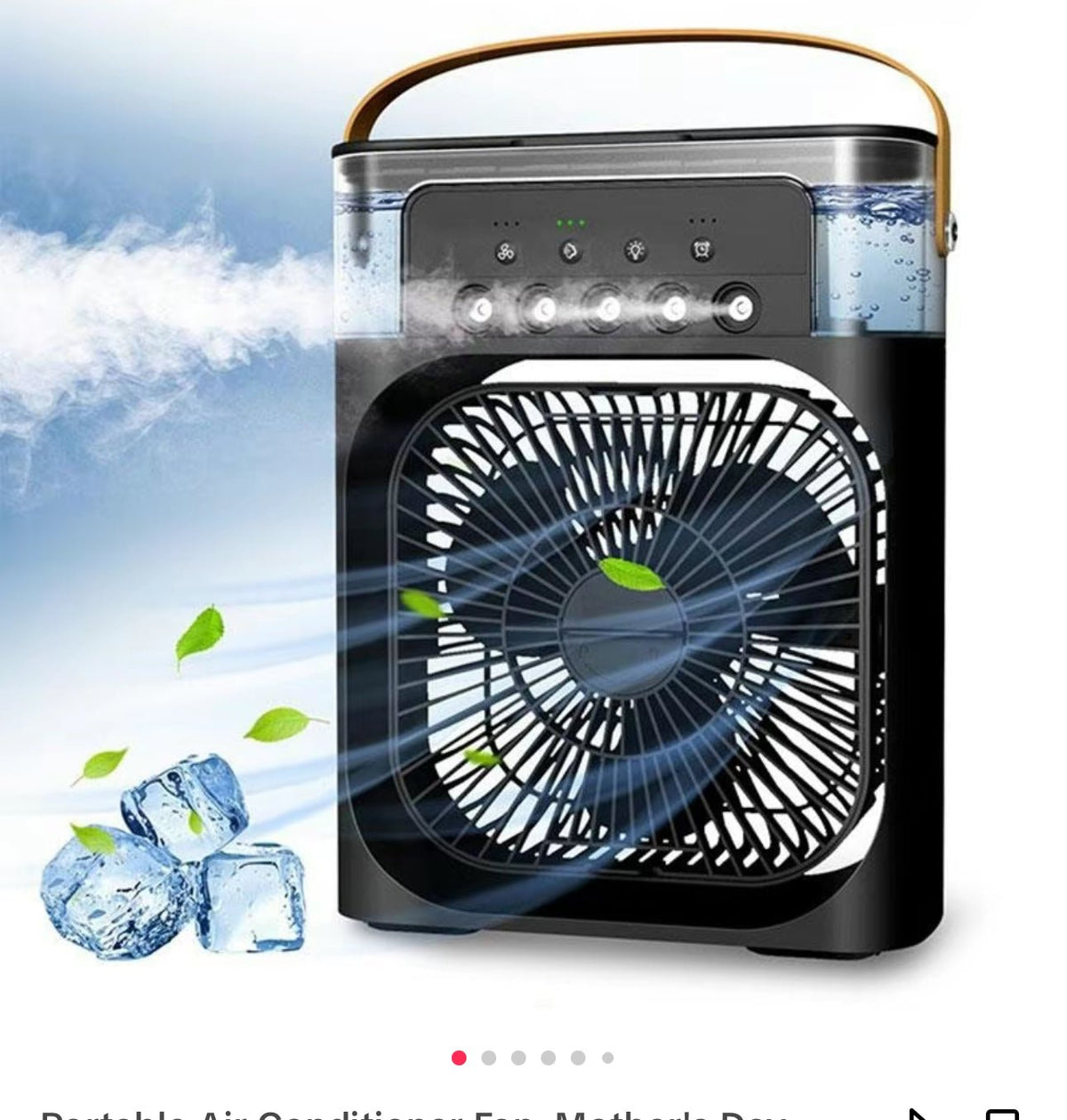 Portable 3 - in - 1 Air Cooler Fan – Mini AC for Room, Office & Car | Fast Cooling + Humidifier | Ships from USA 🇺🇸 | TikTok & Amazon Hot Seller! - ShopLaredo