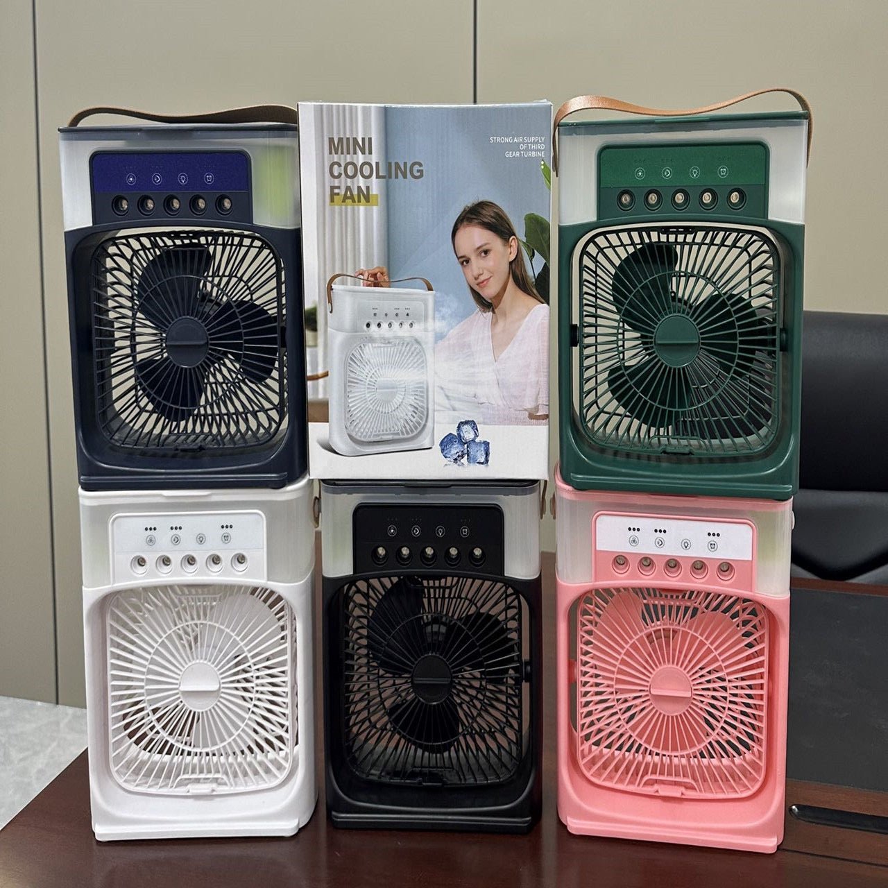 Portable 3 - in - 1 Air Cooler Fan – Mini AC for Room, Office & Car | Fast Cooling + Humidifier | Ships from USA 🇺🇸 | TikTok & Amazon Hot Seller! - ShopLaredo