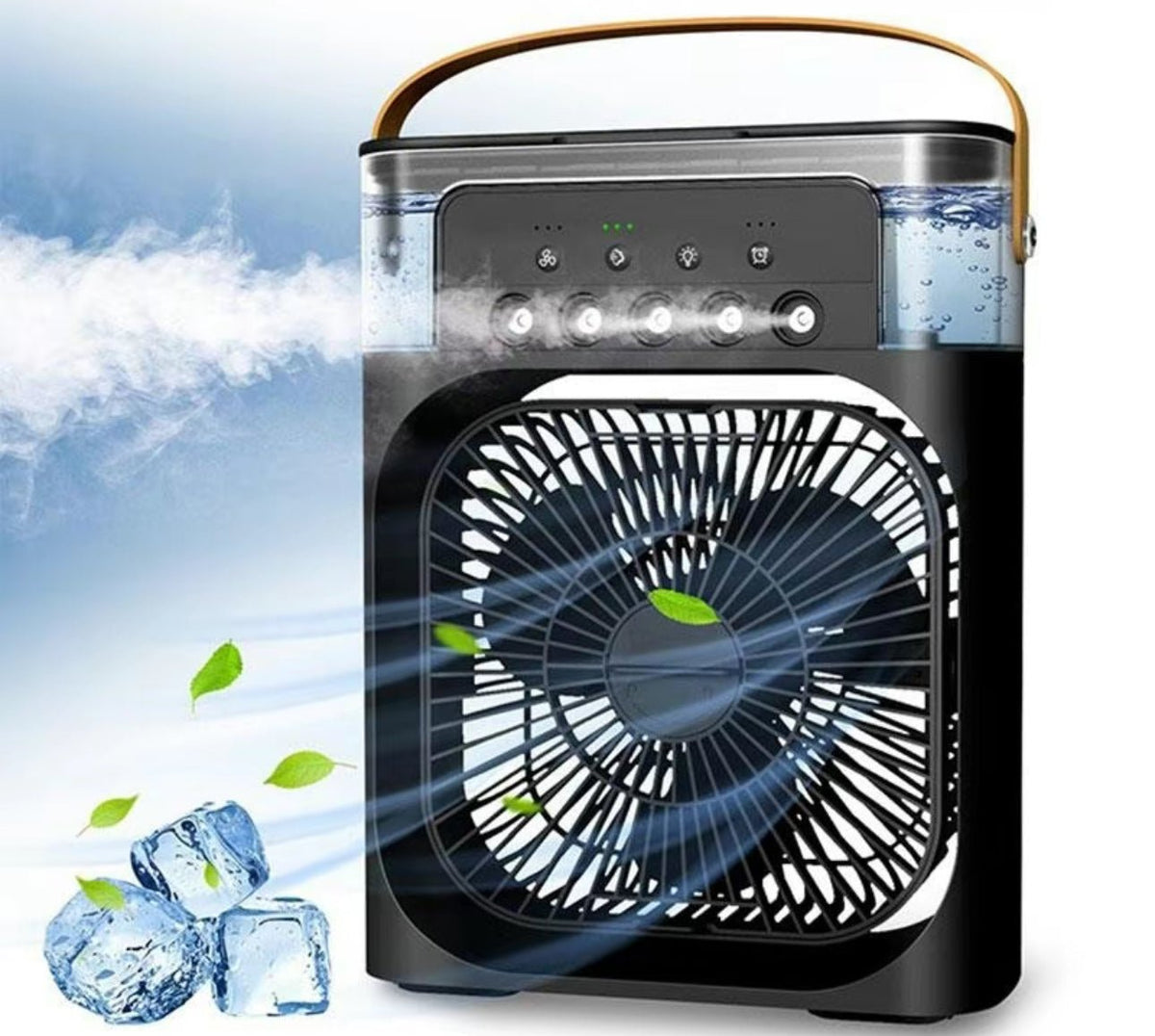 Portable 3 - in - 1 Air Cooler Fan – Mini AC for Room, Office & Car | Fast Cooling + Humidifier | Ships from USA 🇺🇸 | TikTok & Amazon Hot Seller! - ShopLaredo