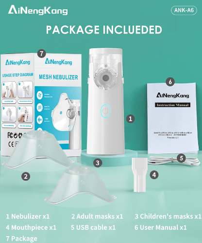 Portable Nebulizer Handheld Asthma Inhaler Device - ShopLaredo