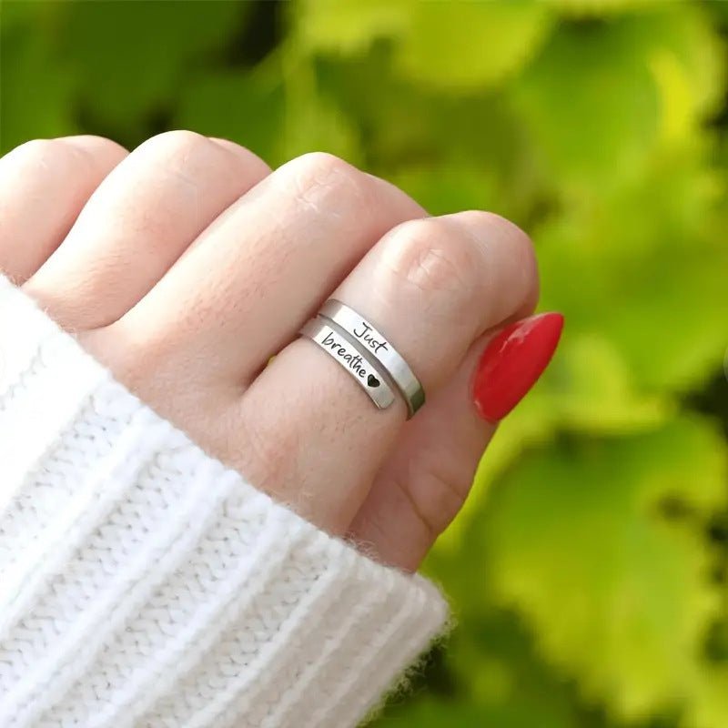 Silver Spiral Heart Ring - ShopLaredo