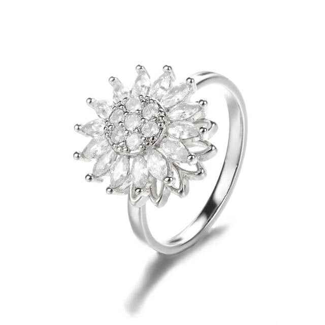 Sunflower Rotation Ring for Anxiety Relief - ShopLaredo